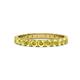 1 - Audrey 3.00 mm Yellow Sapphire U Prong Eternity Band 