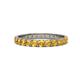 1 - Audrey 3.00 mm Citrine U Prong Eternity Band 