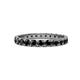 1 - Audrey 3.00 mm Black Diamond U Prong Eternity Band 