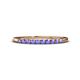 1 - Emlynn 2.00 mm Tanzanite 10 Stone Wedding Band 