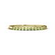1 - Emlynn 2.00 mm Peridot 10 Stone Wedding Band 