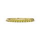 1 - Emlynn 2.00 mm Yellow Sapphire 10 Stone Wedding Band 
