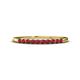 1 - Emlynn 2.00 mm Ruby 10 Stone Wedding Band 