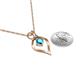 4 - Sallie London Blue Topaz Heart Pendant 