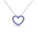 2 - Zayna Tanzanite Heart Pendant 