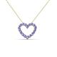 2 - Zayna Tanzanite Heart Pendant 