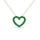 2 - Zayna Emerald Heart Pendant 