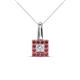 1 - Angela Ruby and Diamond Pendant 