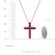 4 - Abella Ruby Cross Pendant 