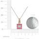 4 - Angela Pink Sapphire and Diamond Pendant 