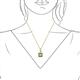 3 - Angela Green Garnet and Diamond Pendant 