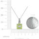 4 - Angela Peridot and Diamond Pendant 