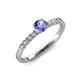 4 - Juan Tanzanite and Diamond Engagement Ring 