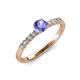 4 - Juan Tanzanite and Diamond Engagement Ring 
