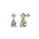 1 - Arina Diamond Dangling Stud Earrings 