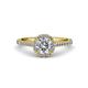 3 - Miah Diamond Halo Engagement Ring 