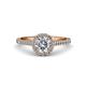 3 - Miah Diamond Halo Engagement Ring 