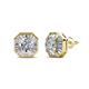1 - Kaia Diamond Halo Stud Earrings 