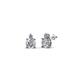 1 - Viera Diamond Two Stone Stud Earrings 