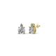 1 - Viera Diamond Two Stone Stud Earrings 
