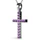 2 - Aja Amethyst Cross Pendant 
