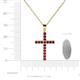 4 - Aja Ruby Cross Pendant 