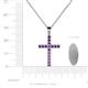 4 - Aja Amethyst Cross Pendant 