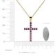 4 - Aja Amethyst Cross Pendant 
