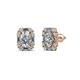 1 - Abia Diamond Halo Stud Earrings 