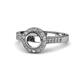 1 - Ara Semi Mount Halo Engagement Ring 