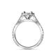 5 - Milah Semi Mount Halo Engagement Ring 
