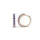 1 - Raya Round Iolite Hoop Earrings 