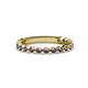 1 - Ashlyn 1.80 mm Iolite 3/4 Eternity Band 