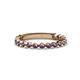 1 - Ashlyn 1.80 mm Iolite 3/4 Eternity Band 