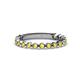 1 - Ashlyn 1.80 mm Yellow Sapphire 3/4 Eternity Band 