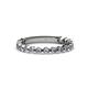 1 - Ashlyn 1.80 mm Diamond 3/4 Eternity Band 
