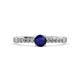 3 - Juan Blue Sapphire and Diamond Engagement Ring 