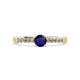 3 - Juan Blue Sapphire and Diamond Engagement Ring 