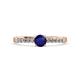 3 - Juan Blue Sapphire and Diamond Engagement Ring 