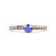 3 - Juan Tanzanite and Diamond Engagement Ring 