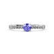 3 - Juan Tanzanite and Diamond Engagement Ring 