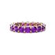 1 - Laida 3.80 mm Amethyst Eternity Band 