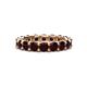 1 - Laida 3.80 mm Red Garnet Eternity Band 