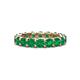 1 - Laida 3.80 mm Emerald Eternity Band 