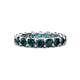 1 - Laida 3.80 mm London Blue Topaz Eternity Band 