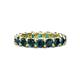 1 - Laida 3.80 mm London Blue Topaz Eternity Band 