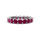 1 - Laida 3.80 mm Rhodolite Garnet Eternity Band 