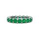 1 - Laida 3.80 mm Emerald Eternity Band 