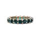 1 - Laida 3.80 mm London Blue Topaz Eternity Band 