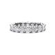 1 - Laida 3.80 mm White Sapphire Eternity Band 